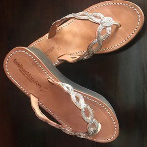 Laidback London - Nevis Wedge, light brown/silver